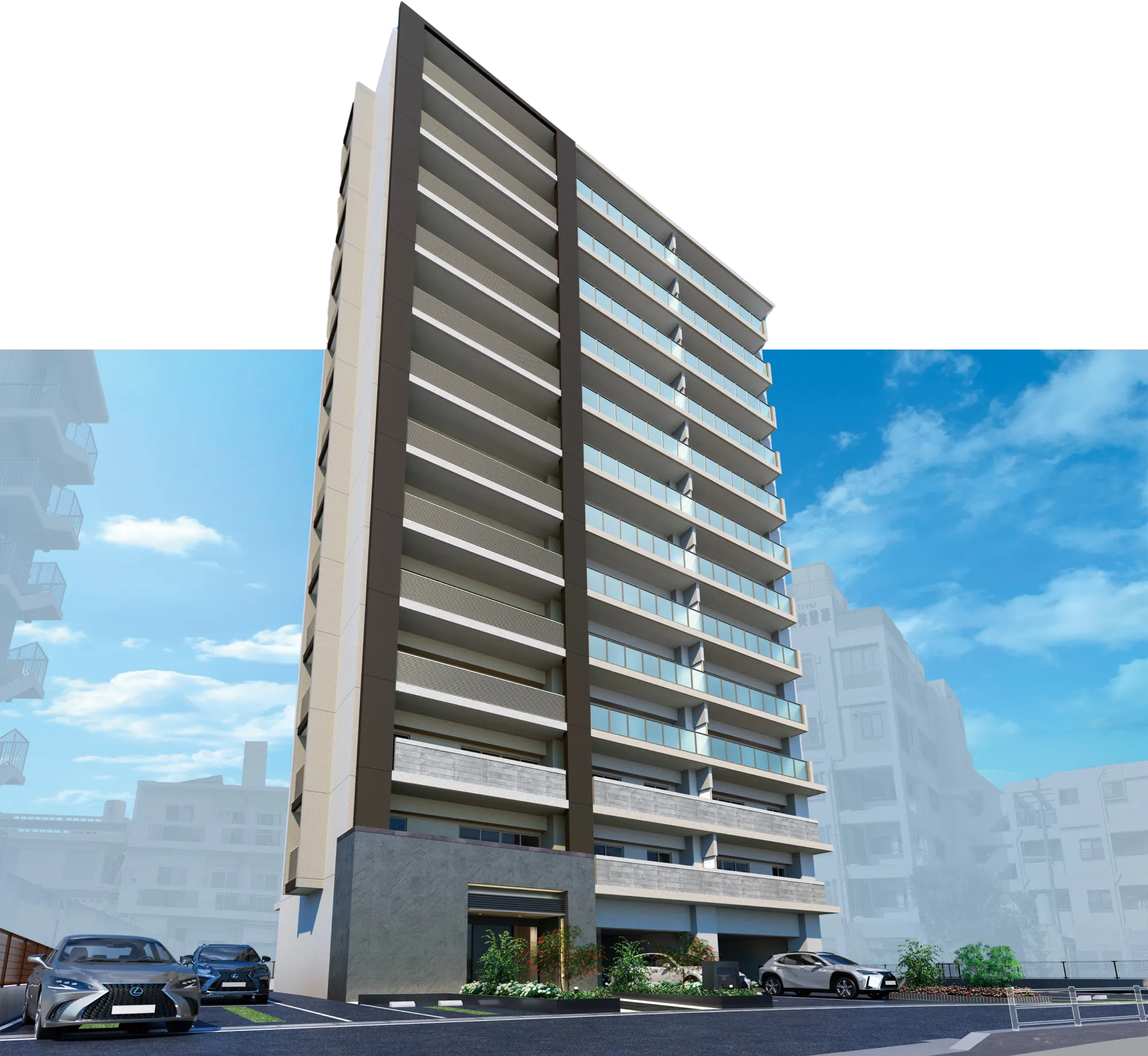 外观完成预想图威斯汀大衣安里站彩住宅区