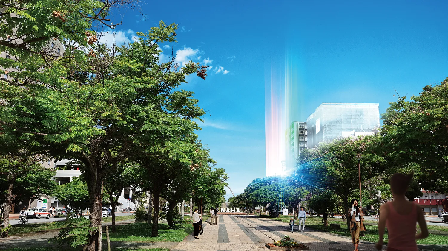 交通威斯汀大衣美食公园广场