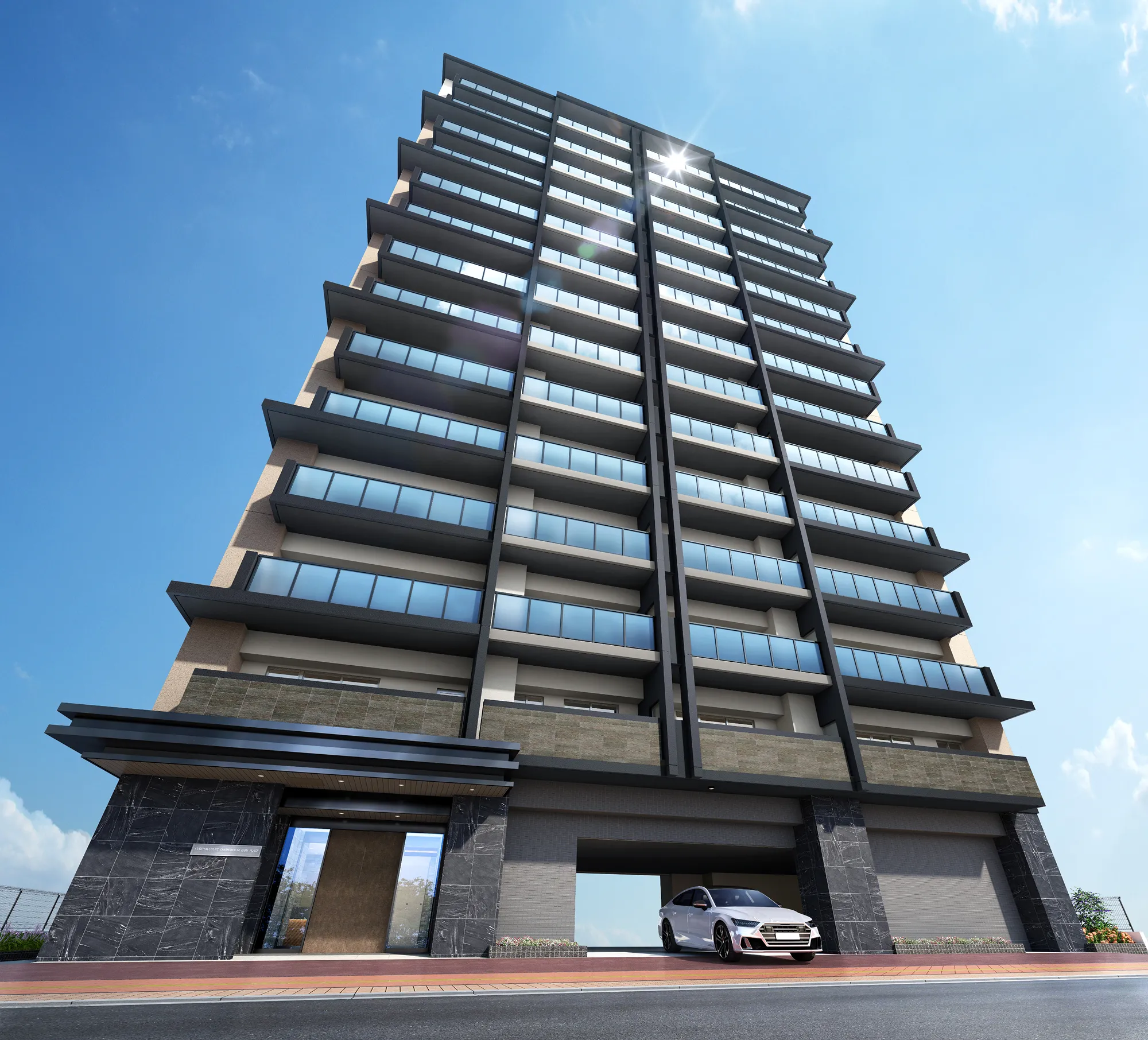 外观完成预想图怀斯埃斯特姆广场公园广场